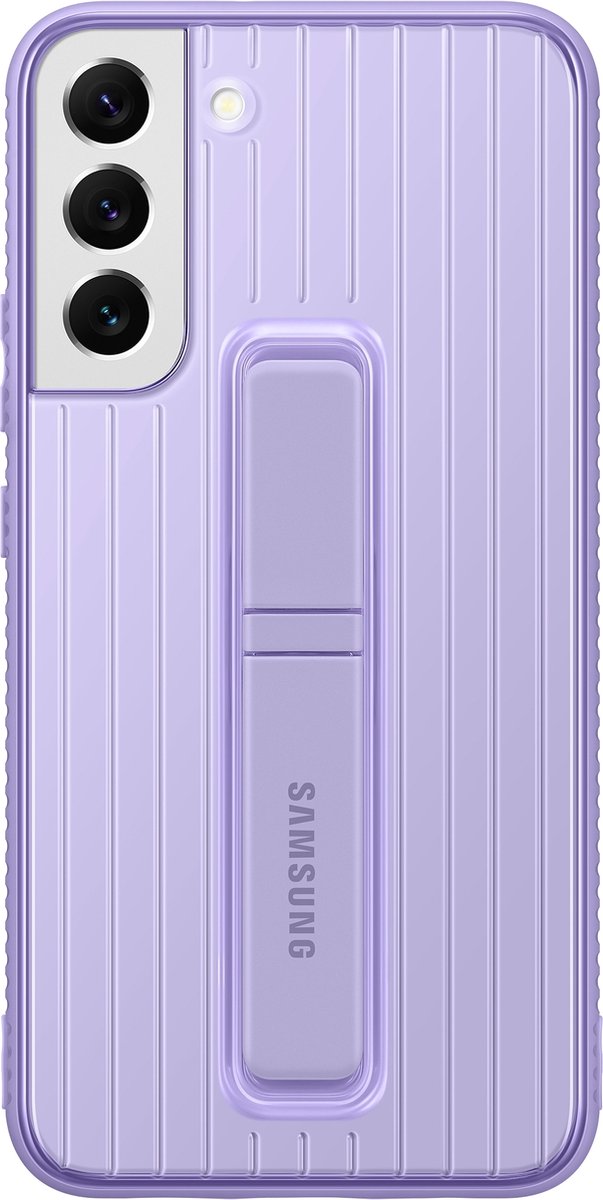 Samsung Galaxy S22 Plus Protective Standing Back Cover - Púrpura