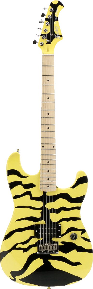 Fazley Hot Rod V2 FTD182YL-M Yellow Tiger elektrische gitaar met vaste brug