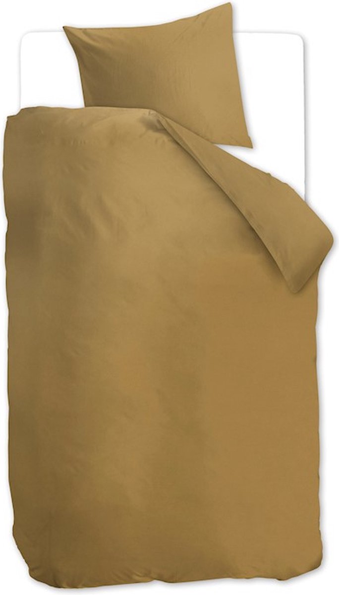 Beddinghouse Dekbedovertrek Organic Basic - 140 x 200/220 cm - Geel