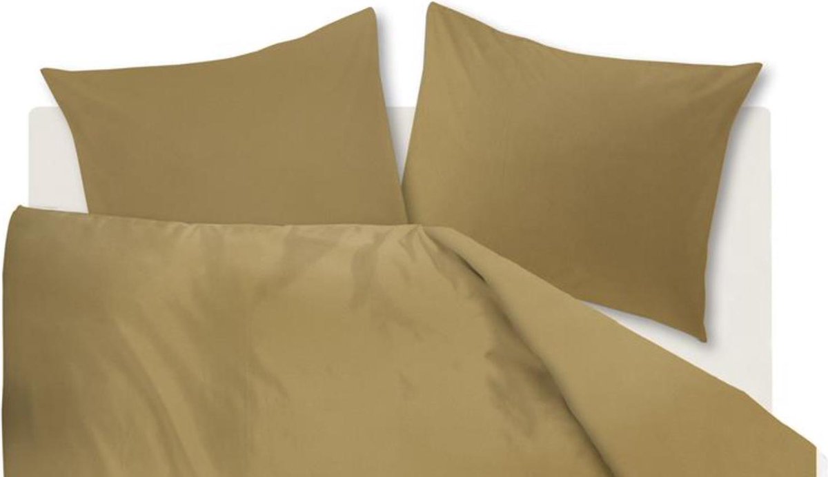 Beddinghouse Dekbedovertrek Organic Basic - 140 x 200/220 cm - Geel