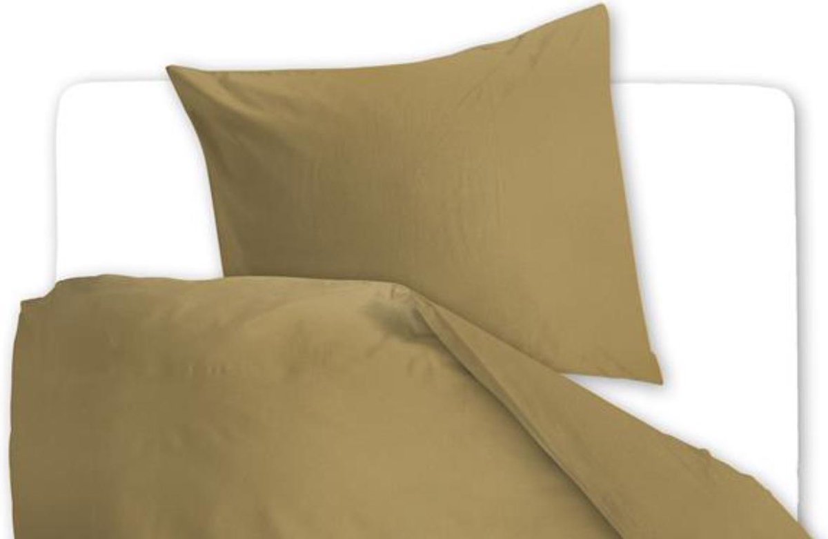 Beddinghouse Dekbedovertrek Organic Basic - 140 x 200/220 cm - Geel