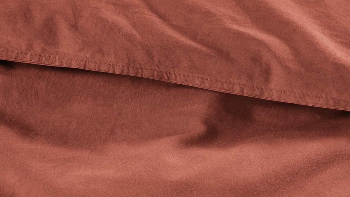 Beddinghouse Dekbedovertrek Organic Basic - 200 x 200/220 cm - Bruin