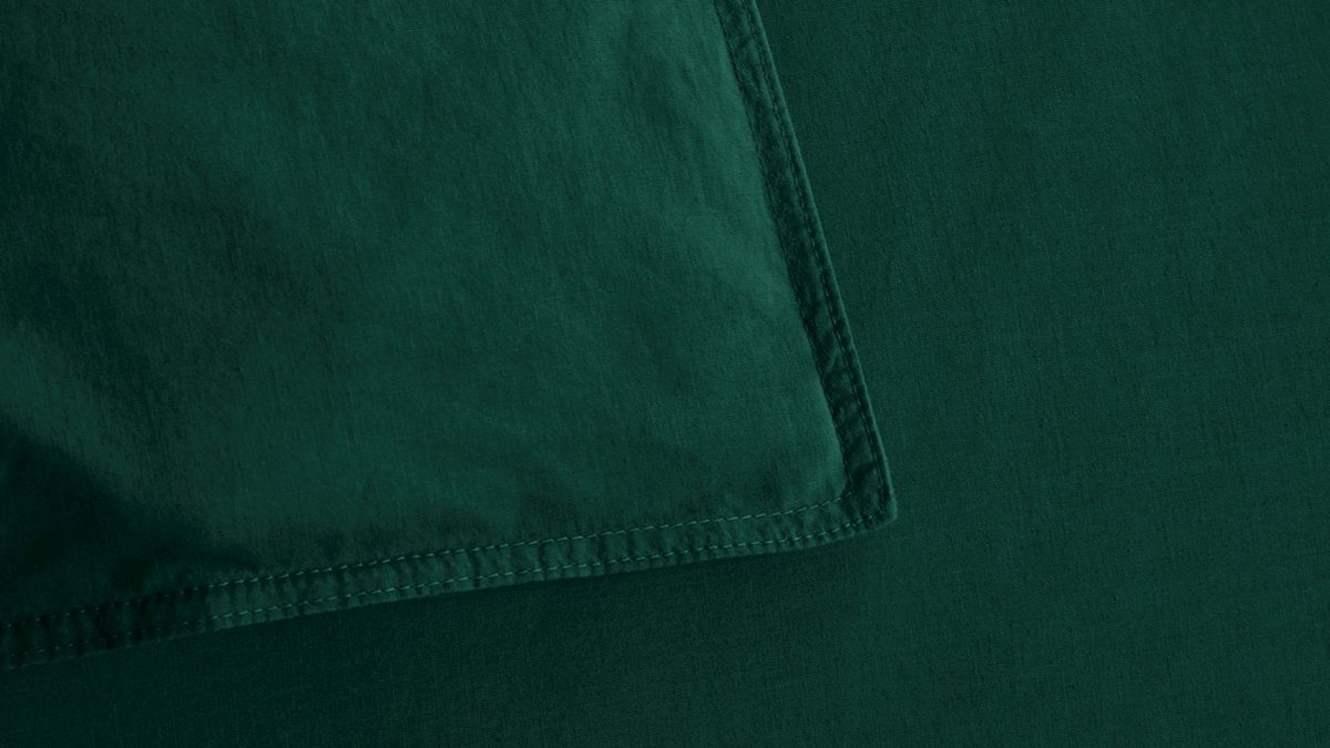 Beddinghouse Dekbedovertrek Organic Basic - 140 x 200/220 cm - Groen