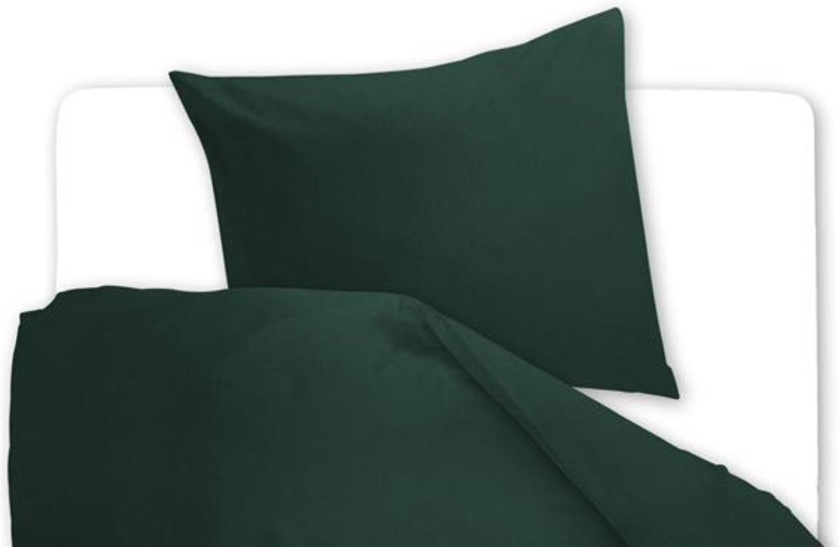 Beddinghouse Dekbedovertrek Organic Basic - 140 x 200/220 cm - Groen