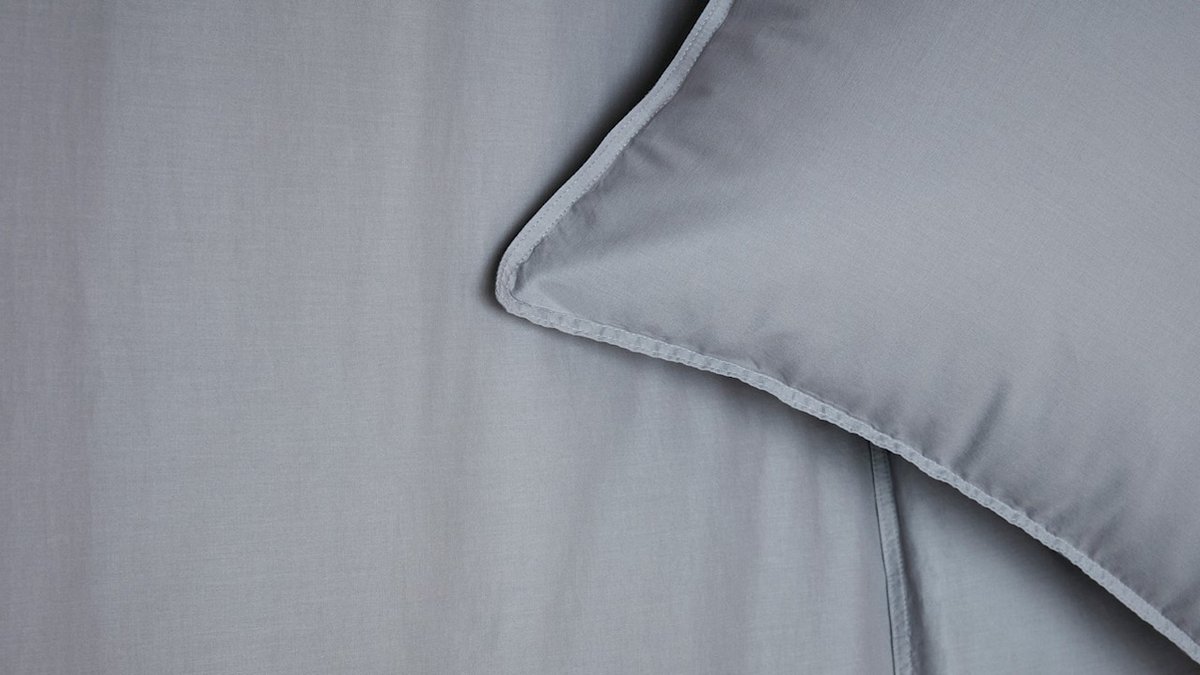 Beddinghouse Dekbedovertrek Organic Basic - 200 x 200/220 cm - Grijs