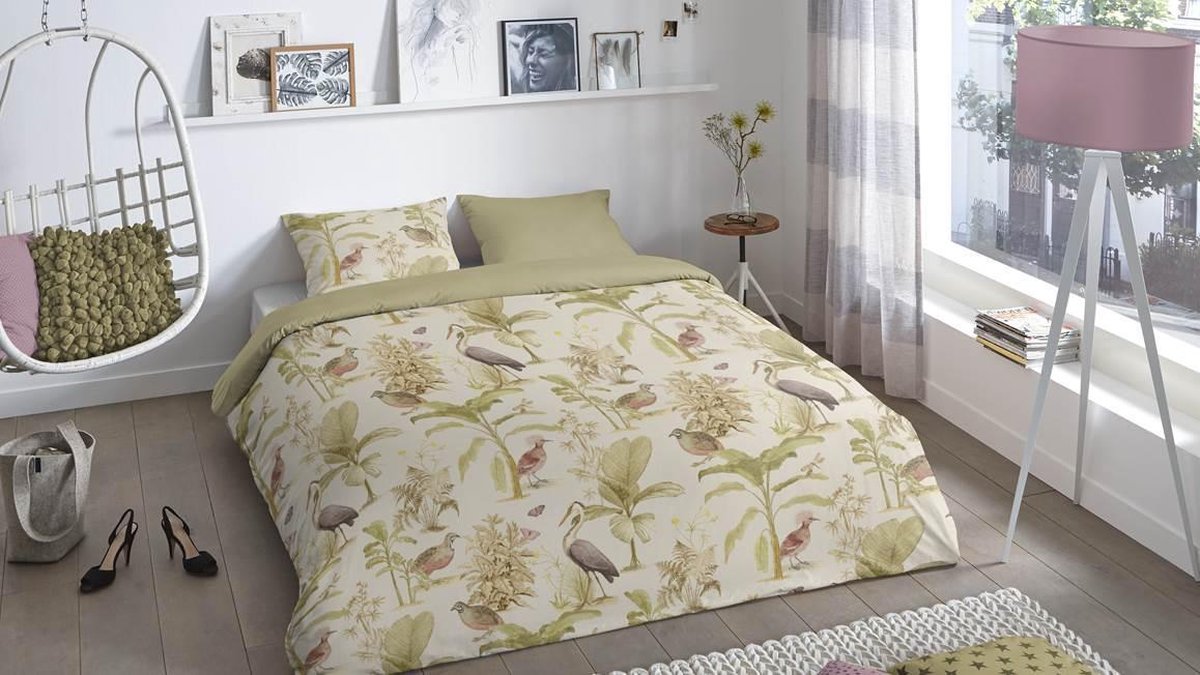 Good Morning Dekbedovertrek Vintage Garden - 200 x 200/220 cm - multicolour