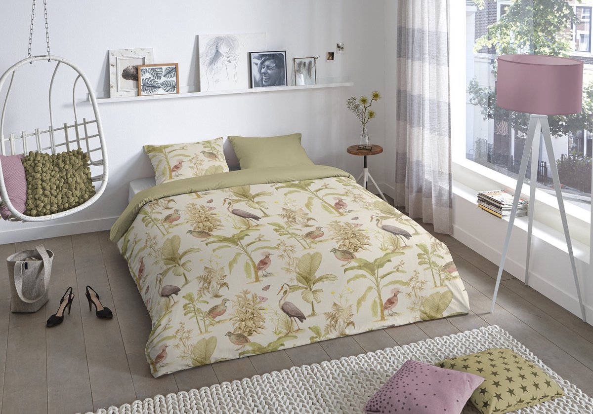 Good Morning Dekbedovertrek Vintage Garden - 200 x 200/220 cm - multicolour