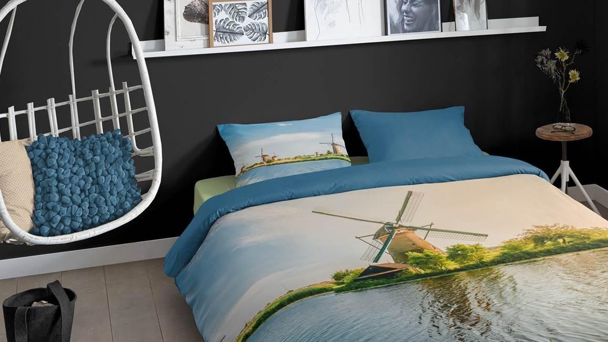 Good Morning Dekbedovertrek Windmill - 140 x 200/220 cm - multicolour