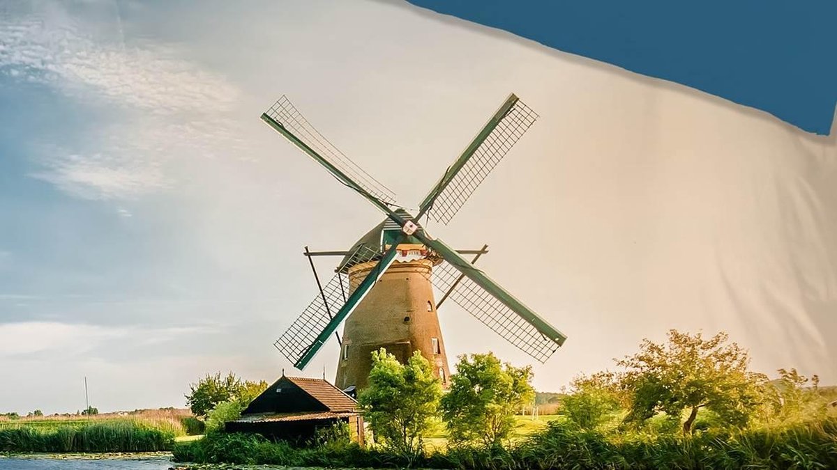 Good Morning Dekbedovertrek Windmill - 140 x 200/220 cm - multicolour