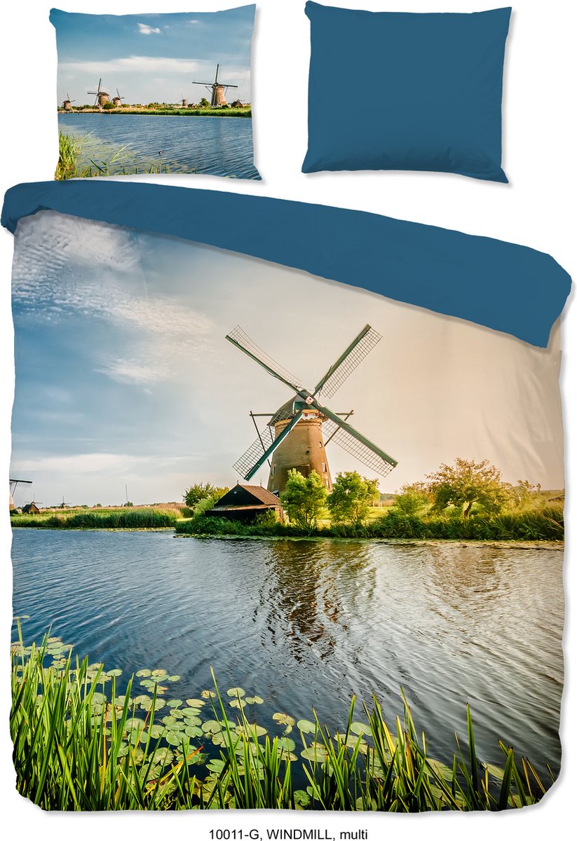 Good Morning Dekbedovertrek Windmill - 200 x 200/220 cm - multicolour