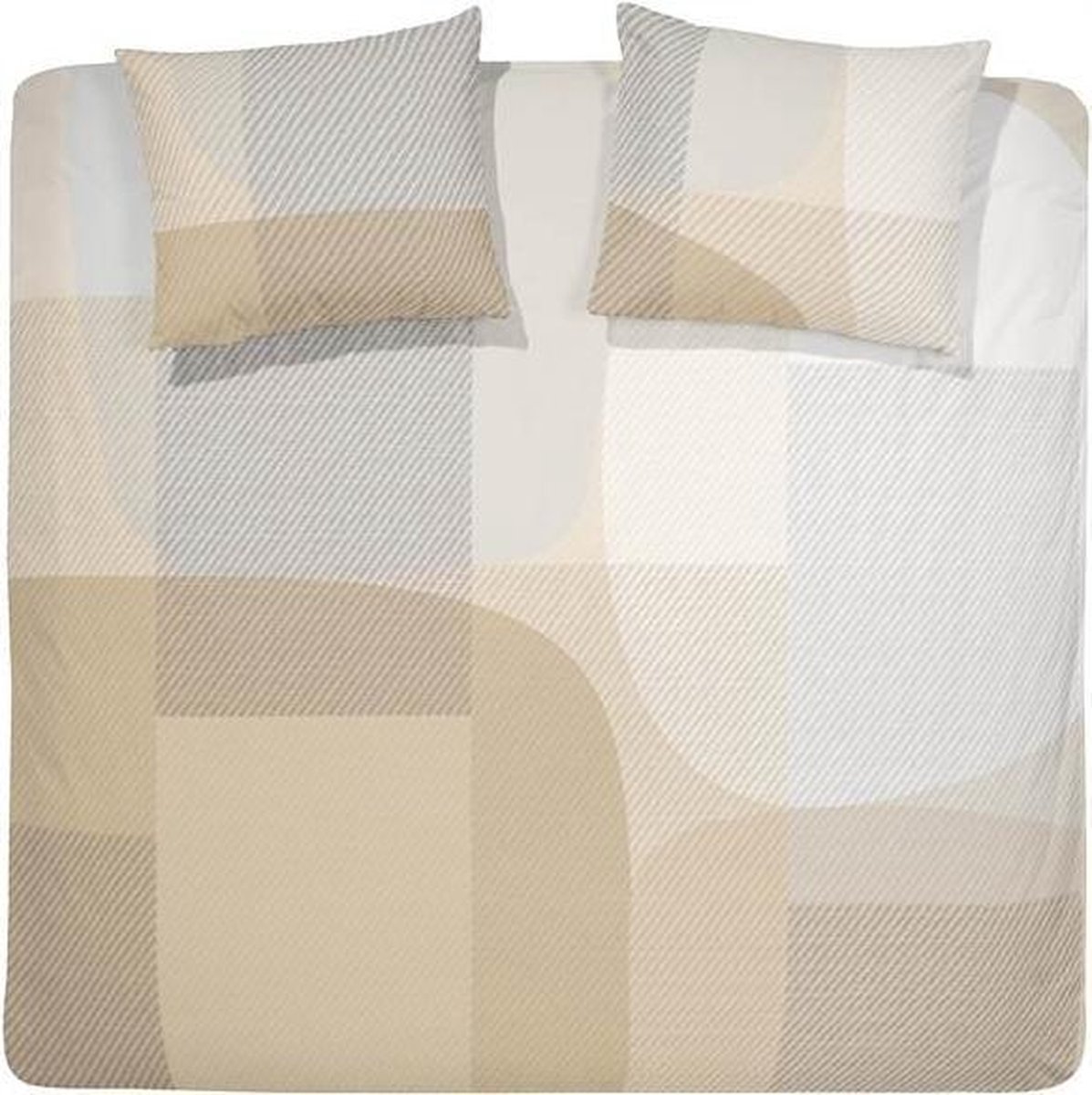 Damai Dekbedovertrek Moore - 200 x 200/220 cm - ecru - Beige