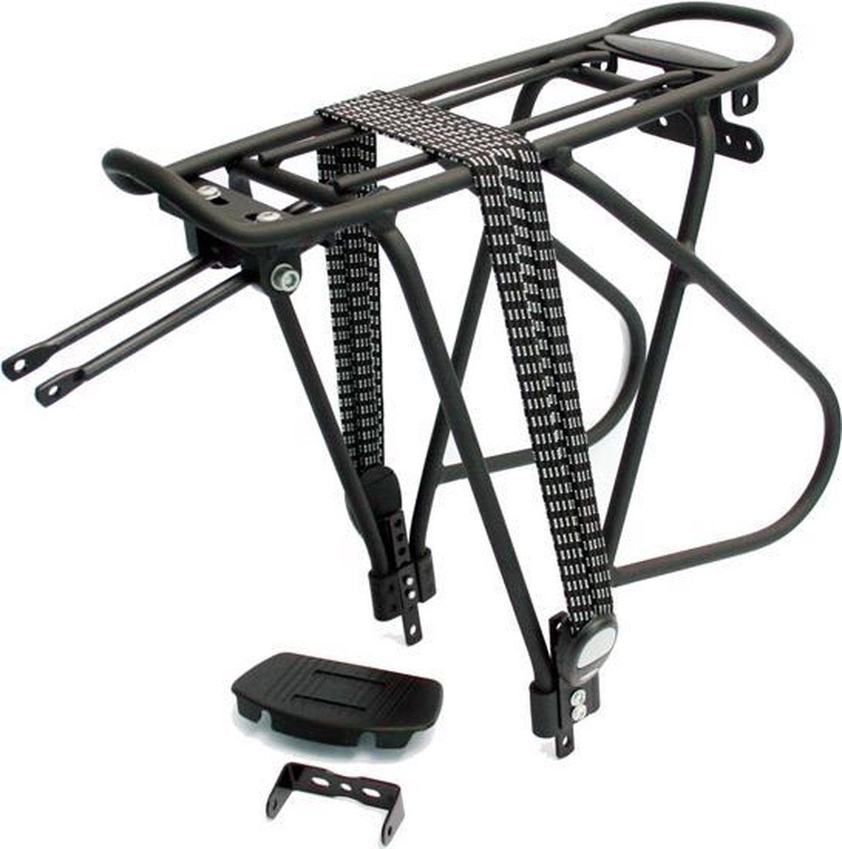 Massload Bagagedrager Dl11b 24-28 Inch Aluminium - Zwart