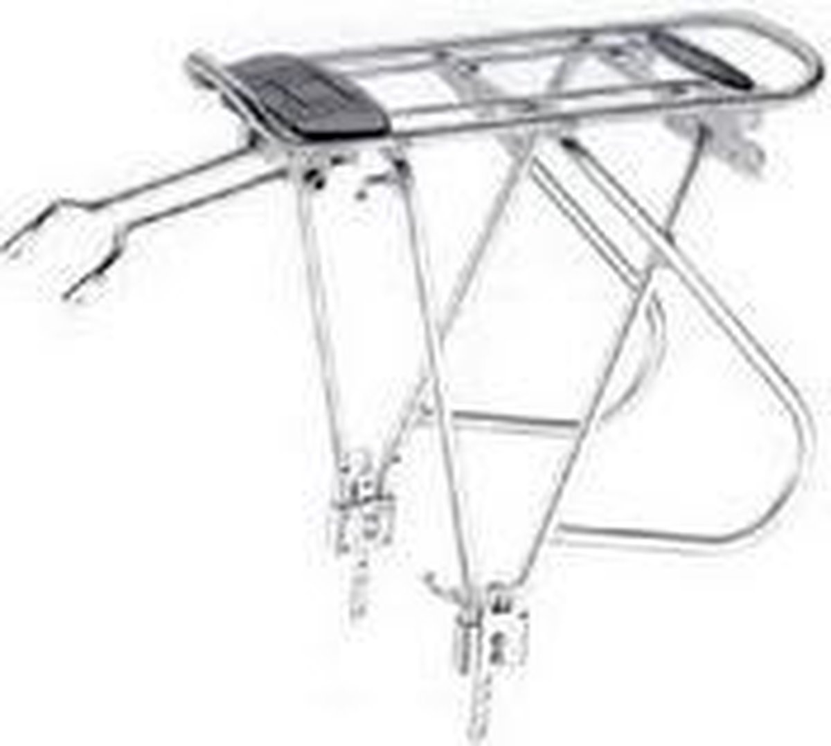 Massload Bagagedrager Dl11b 24-28 Inch Aluminium - Zwart