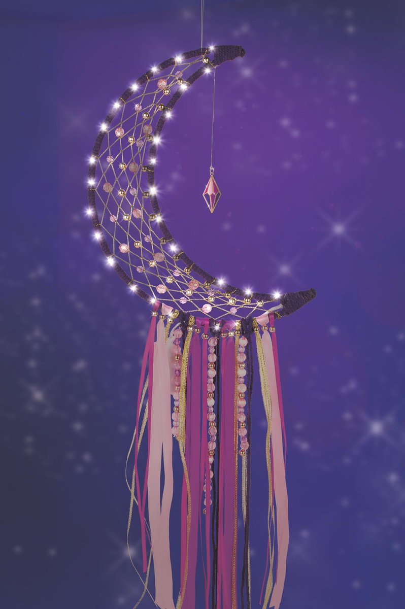 make it real dromenvanger Lunar meisjes textiel 130 delig - Paars