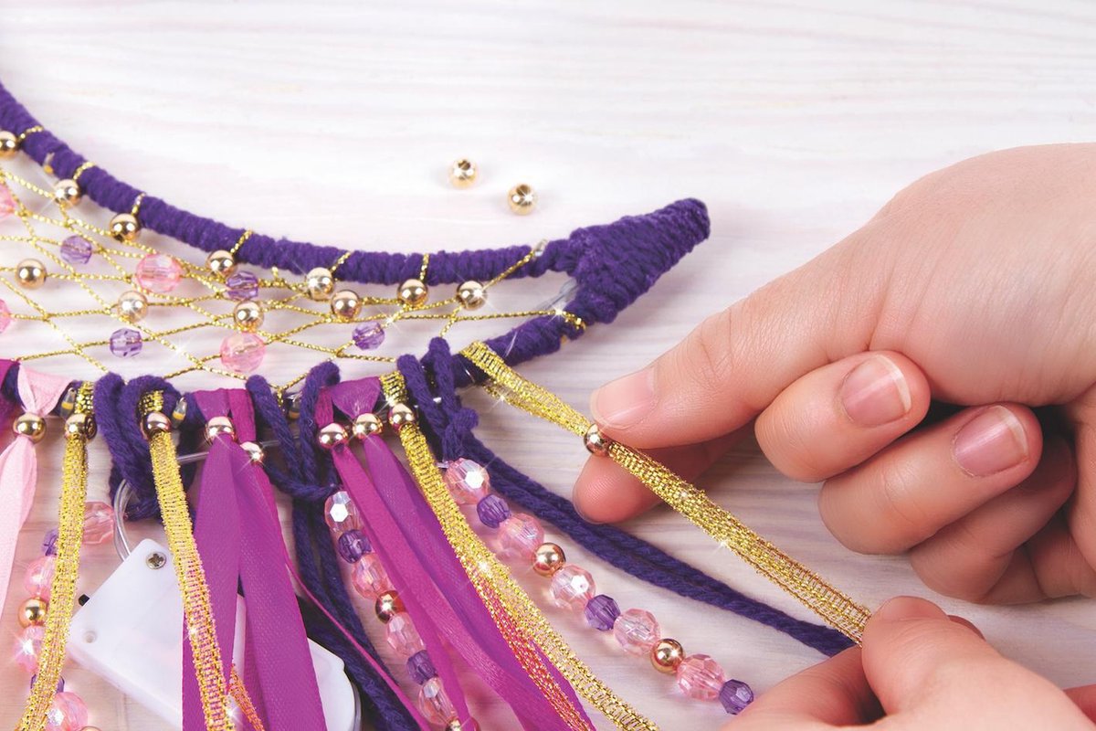 make it real dromenvanger Lunar meisjes textiel 130 delig - Paars