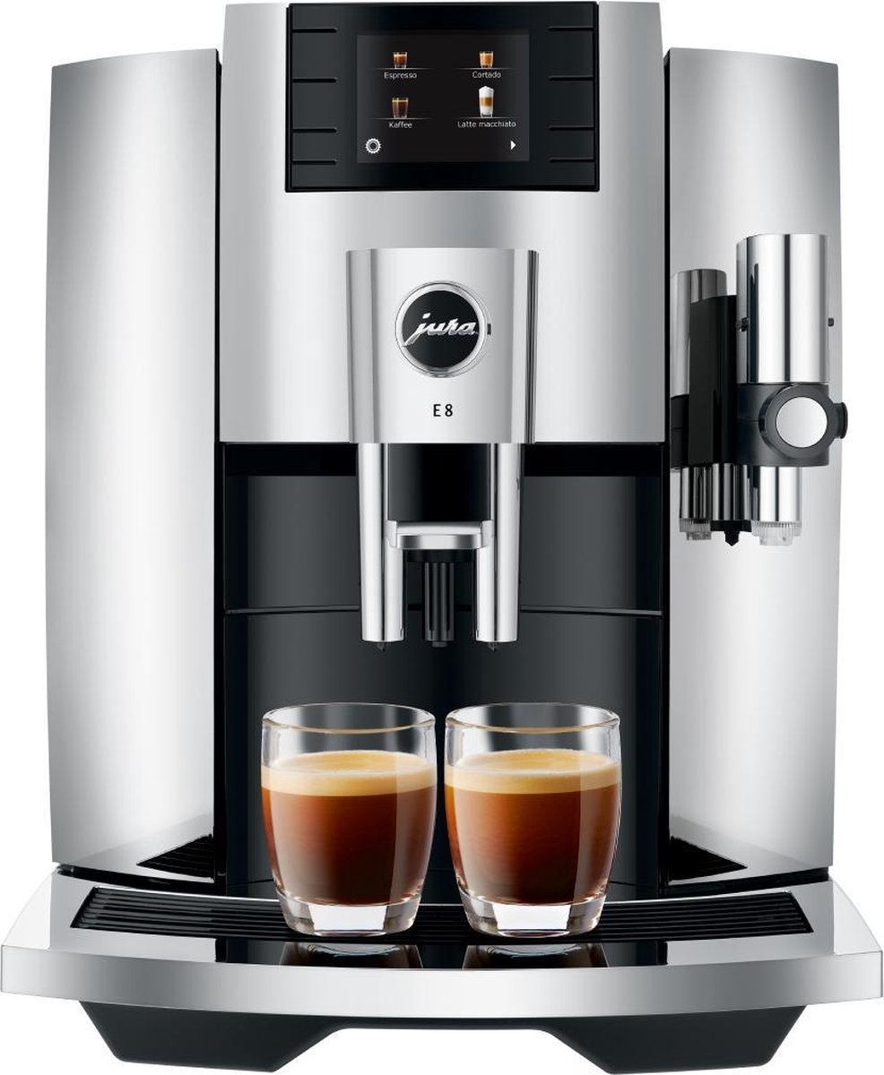 Jura espresso apparaat E8 EB (Chroom) - Plata