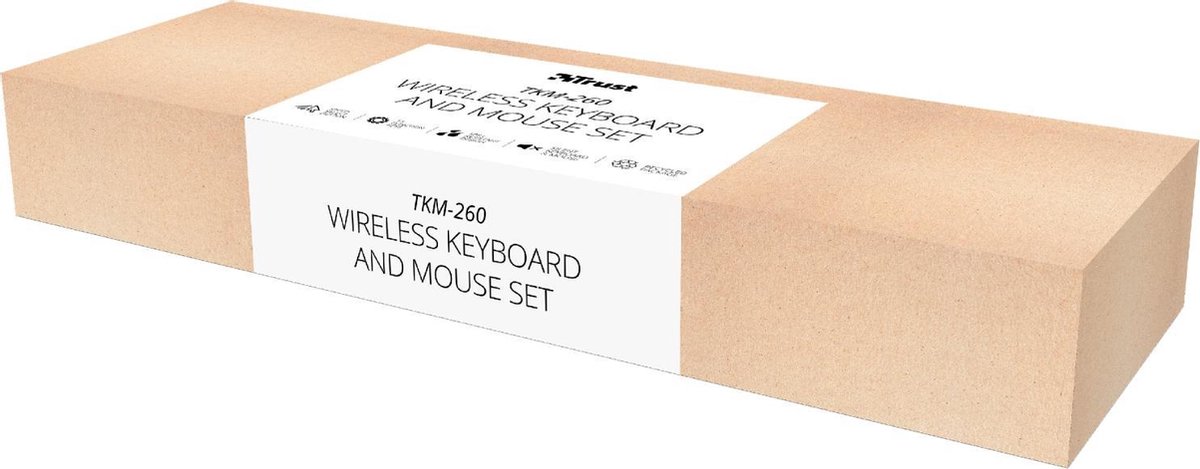 Trust draadloos toetsenbord en muis TKM-350