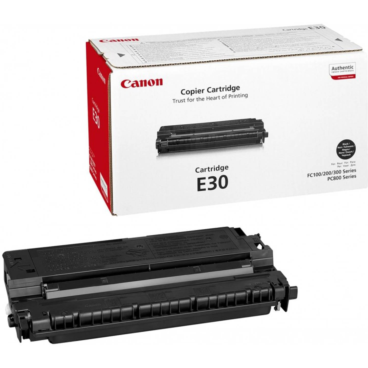 Canon E30 Toner Toner - Zwart