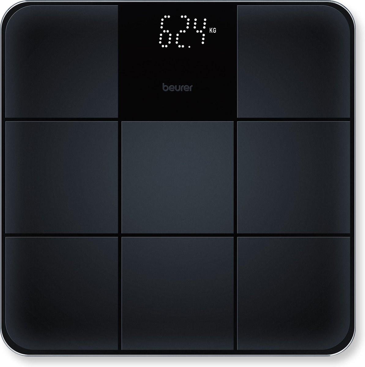 Beurer Gs235 - Personenweegschaal - Anti-slip - 180kg - - Zwart