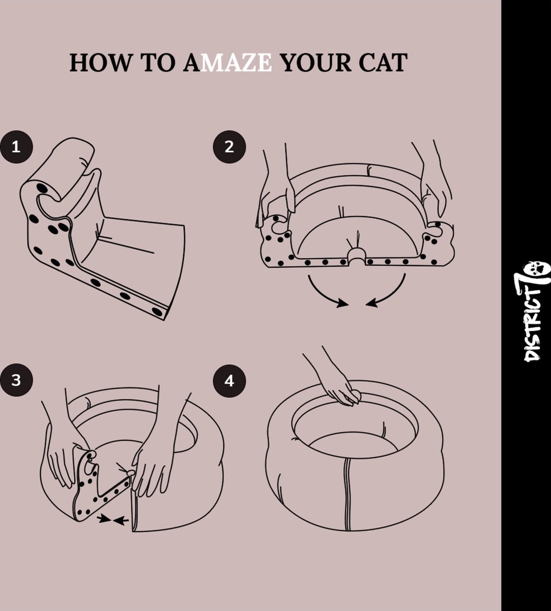 District 763 Kattenmand Maze - Bruin