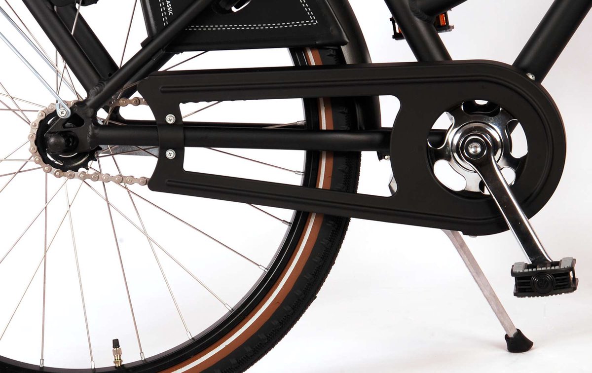 Volare Classic Oma Meisjesfiets 24 inch Mat - Zwart