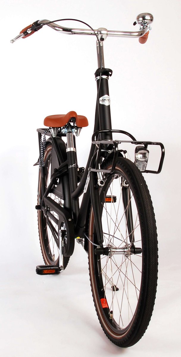 Volare Classic Oma Meisjesfiets 24 inch Mat - Zwart