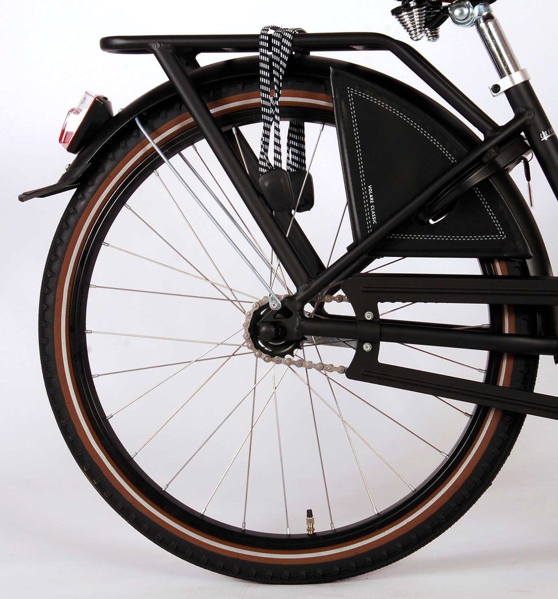 Volare Classic Oma Meisjesfiets 24 inch Mat - Zwart