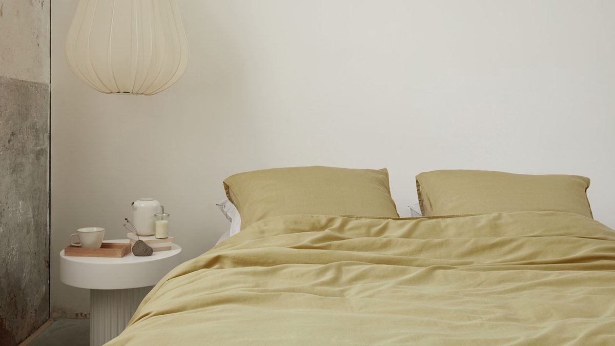 vtwonen Dekbedovertrek Earth - 240 x 200/220 cm - Geel