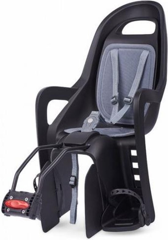 Polisport Fietszitje Achter Groovy Maxi Framebevestiging/ - Zwart