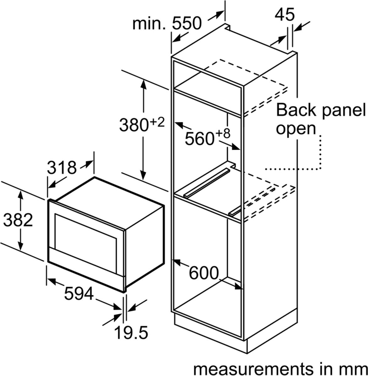 Bosch BFL634GS1 - Zwart