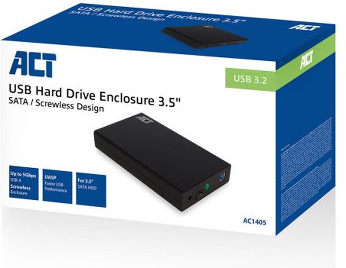 ACT AC1405 3,5'' SATA Behuizing