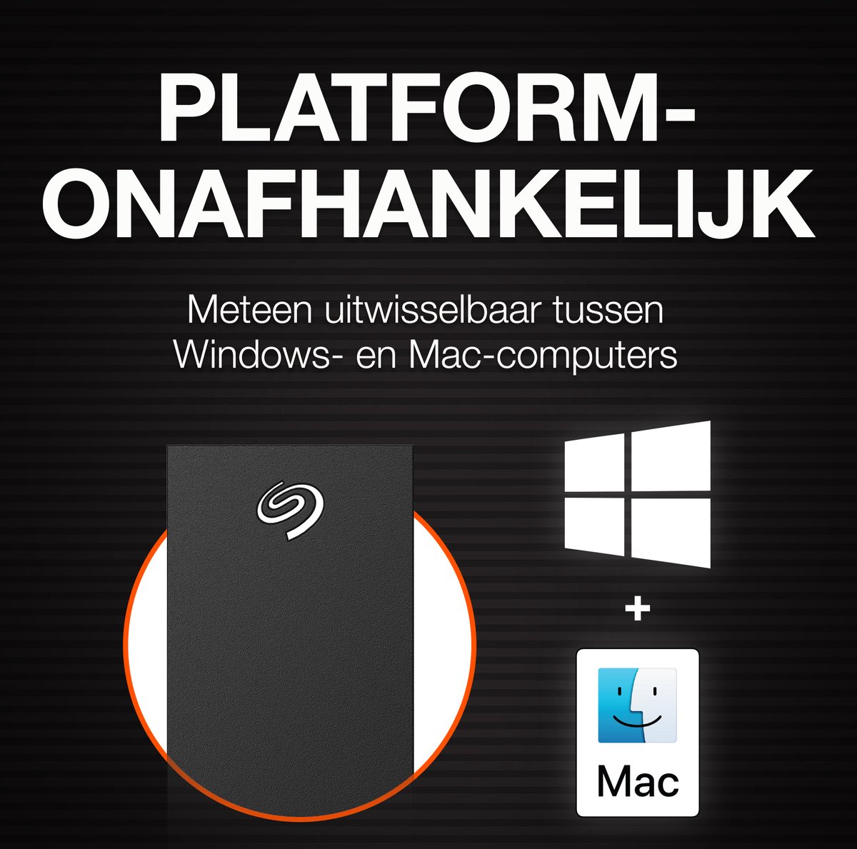 Seagate One Touch Hub 4TB - Zwart