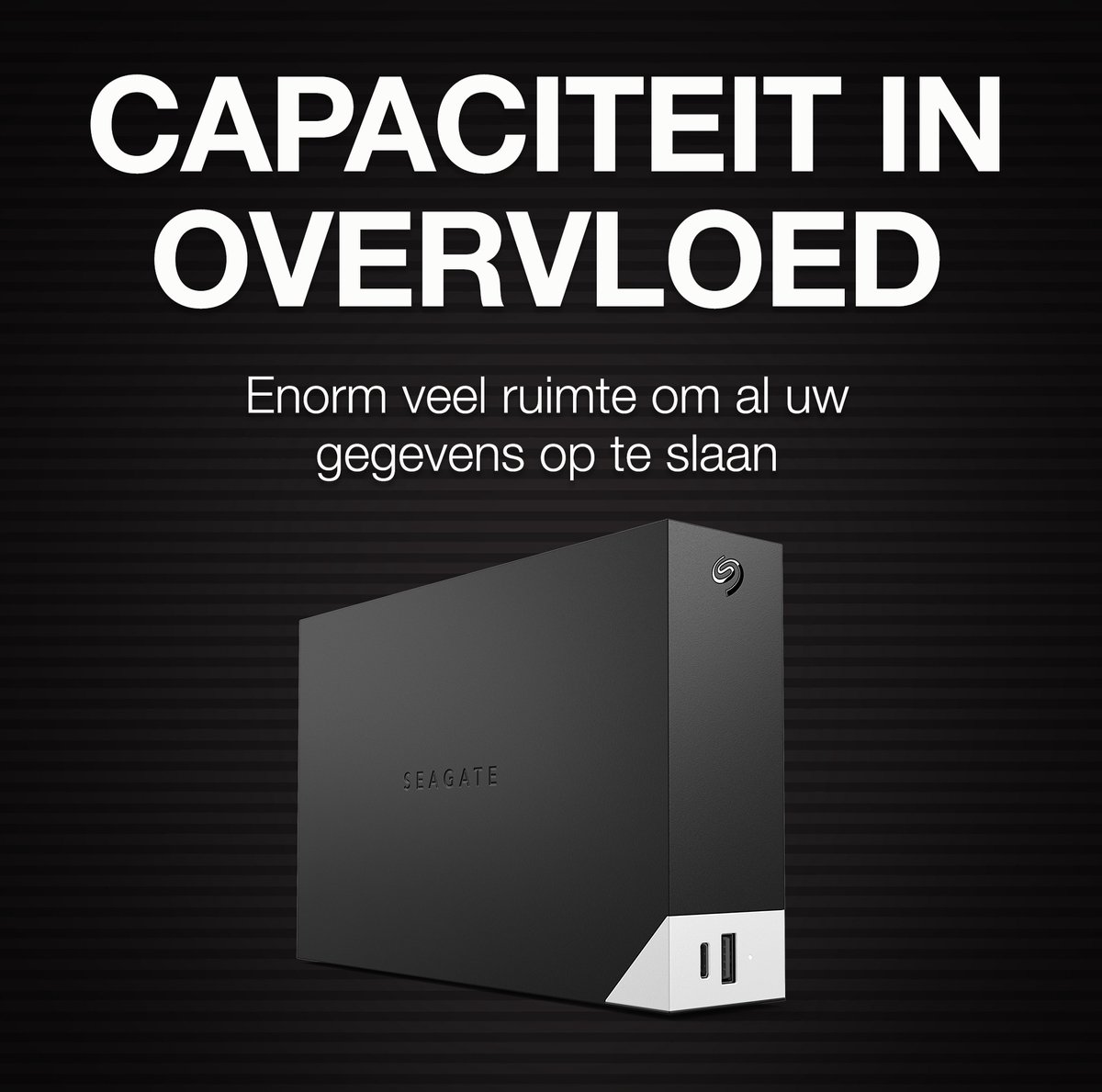 Seagate One Touch Hub 4TB - Zwart