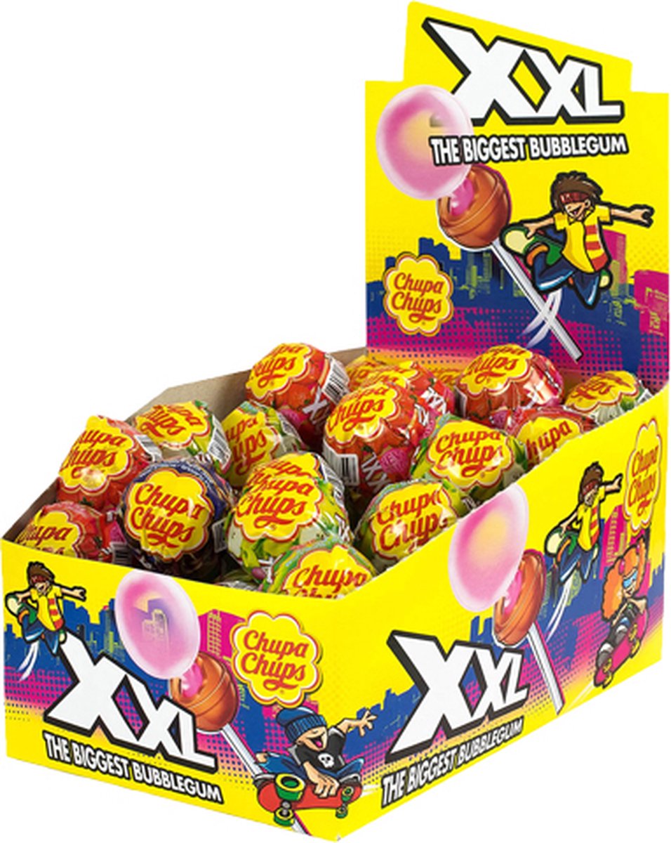 Chupa Chups - XXL Bubblegum - 25 Lolly&apos;s