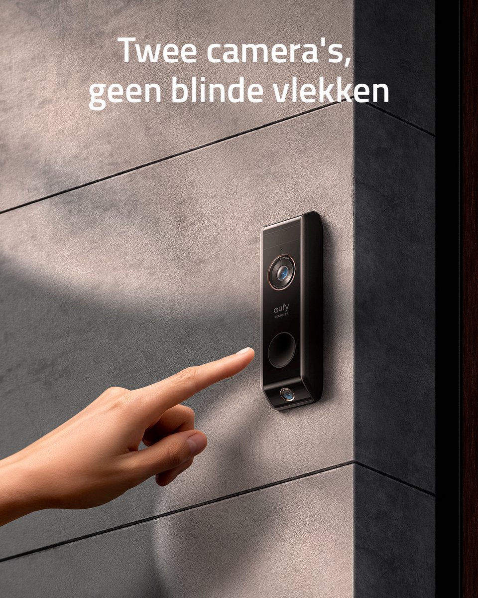 Eufy Video Doorbell Dual 2 Pro met HomeBase
