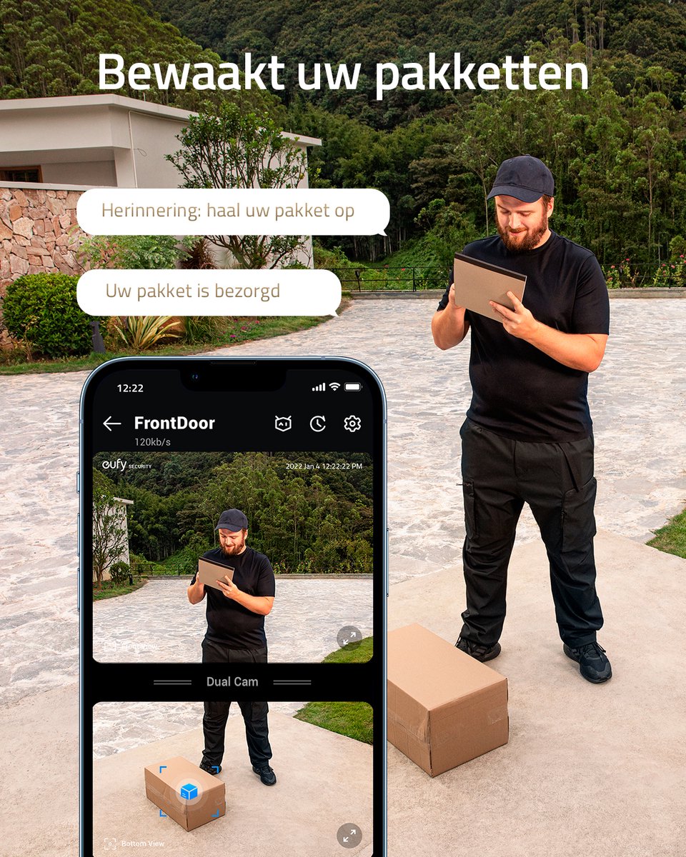 Eufy Video Doorbell Dual 2 Pro met HomeBase
