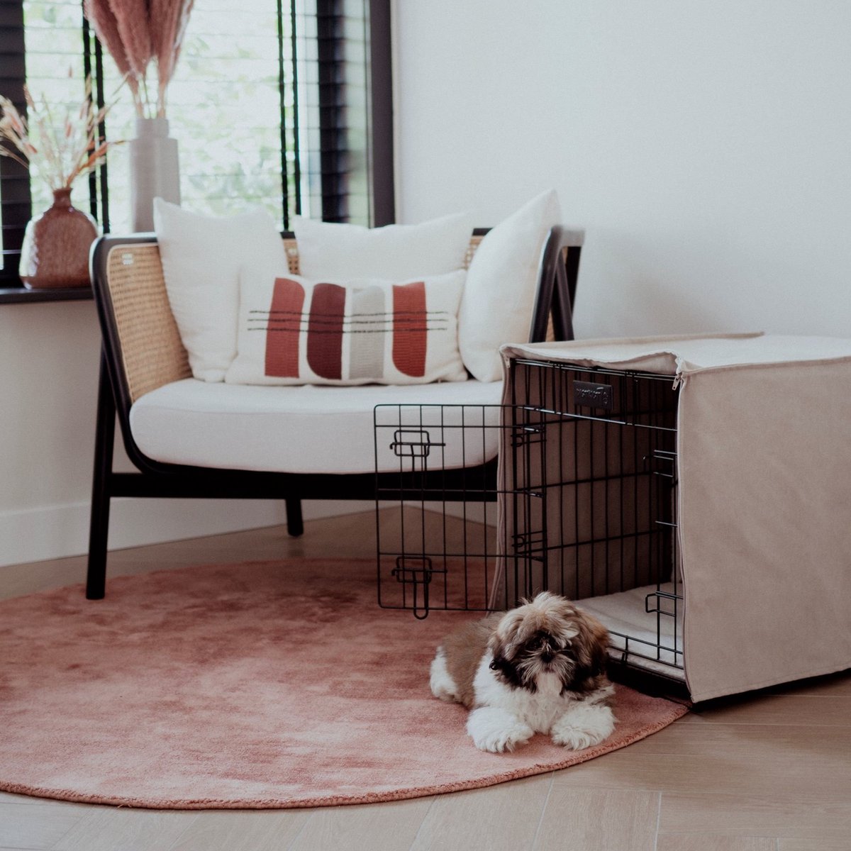 District 763 Hoes voor Hondenbench Donker - Grijs