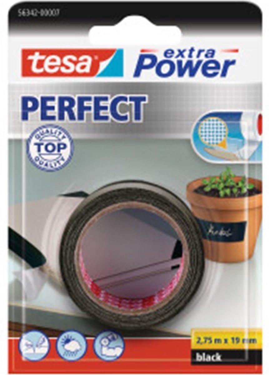Tesa Extra Power Perfect, Ft 19 Mm X 2,75 M, - Wit