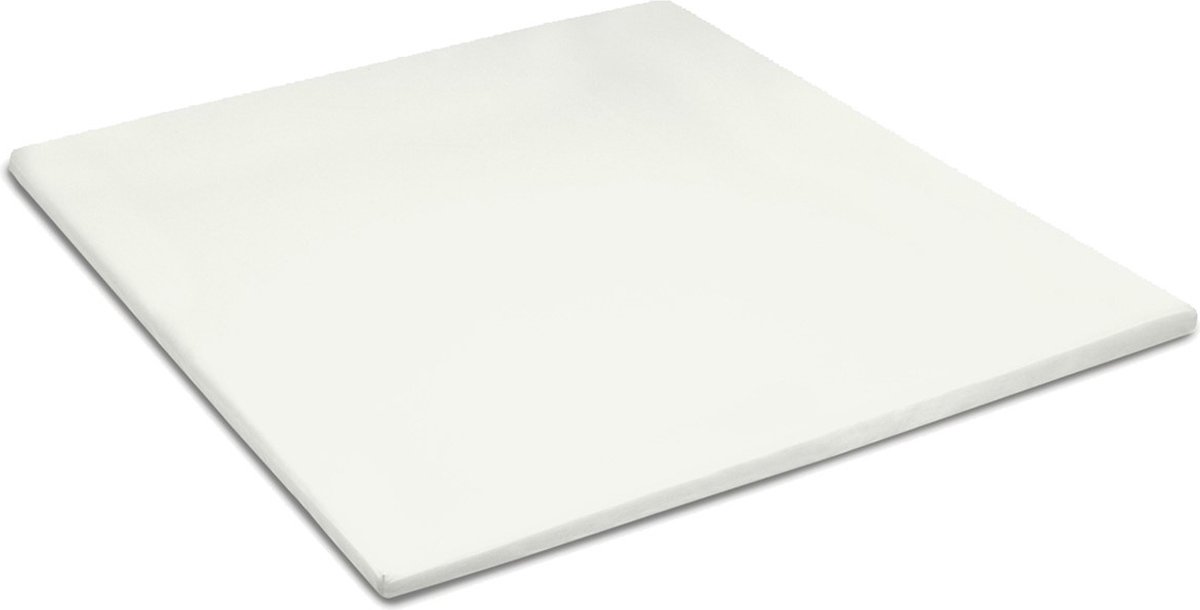 Cinderella Satijn Split-topper Hoeslaken - 100% Katoen-satijn - Lits-jumeaux (180x200 Cm) - Ivory - Beige