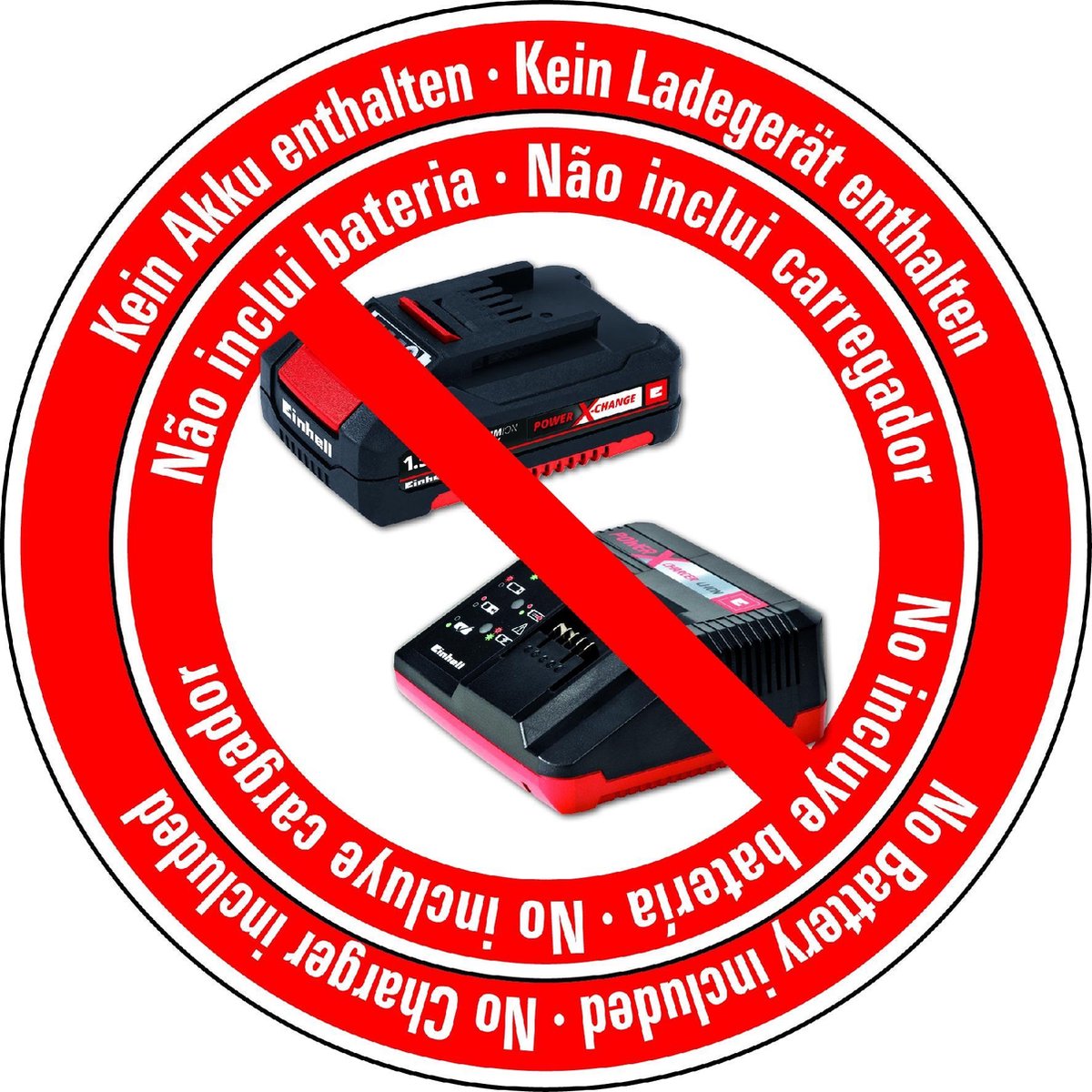 Einhell Accu Heggenschaar Ge-ch 1855/1 Li Solo - Rood