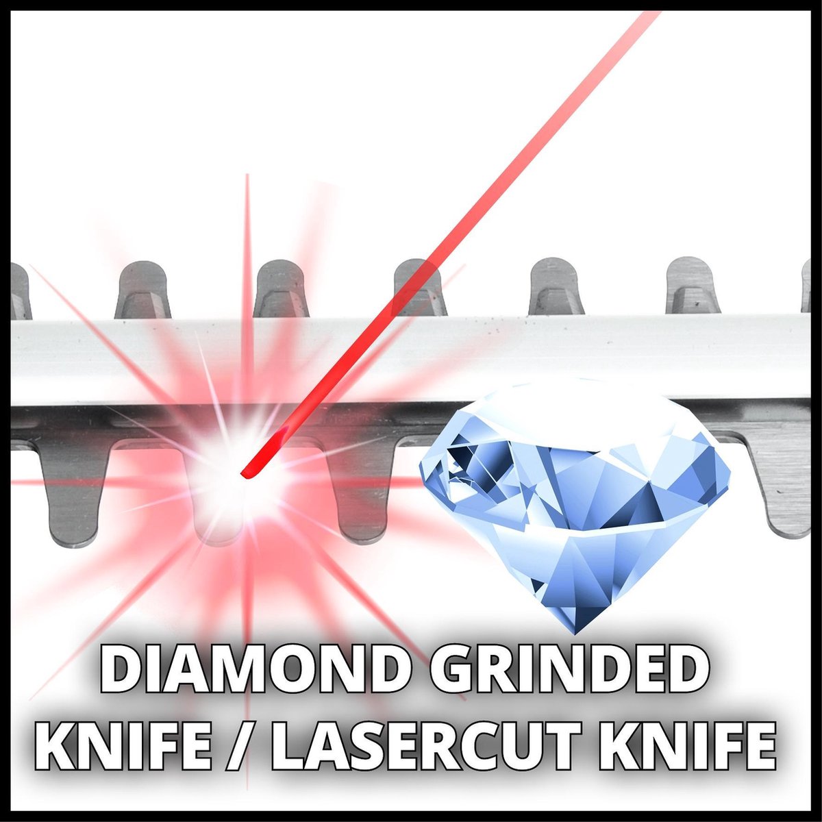 Einhell Accu Heggenschaar Ge-ch 1855/1 Li Solo - Rood