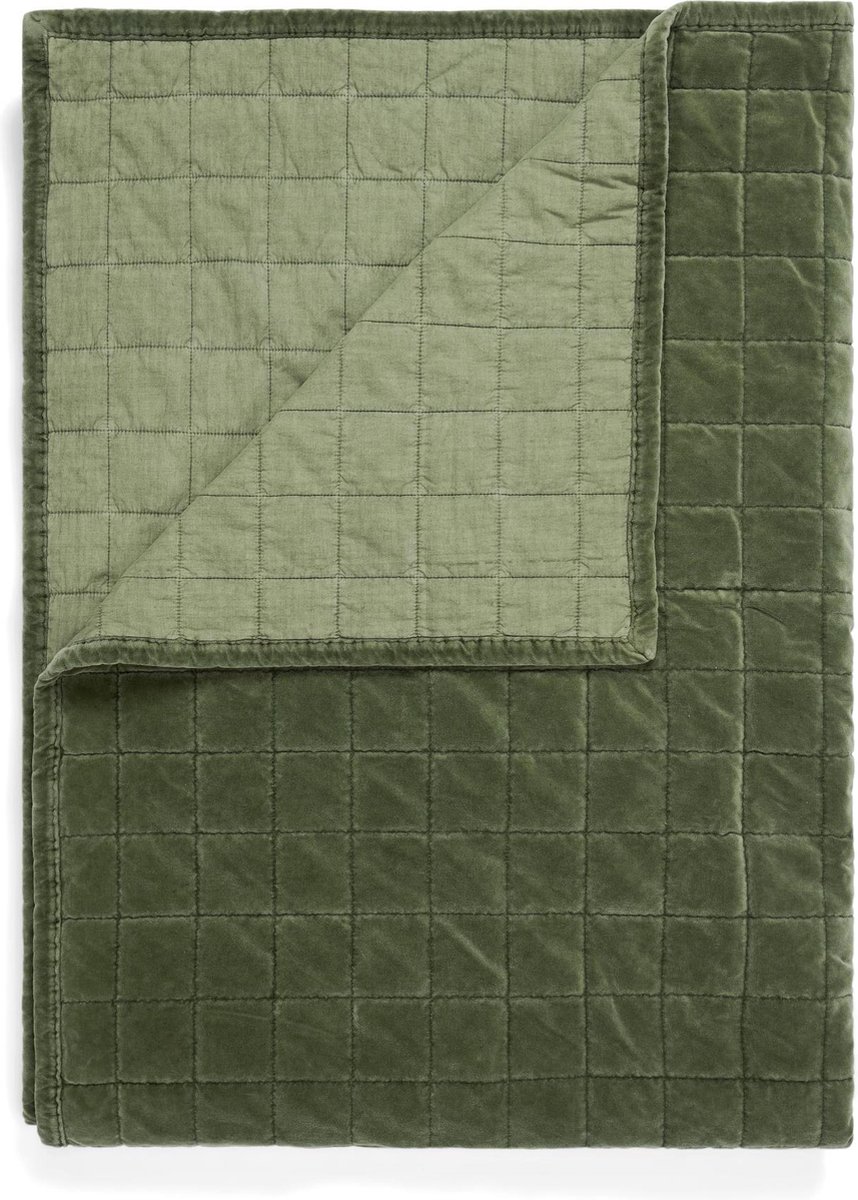 Essenza Julia Plaid Forest green - Groen