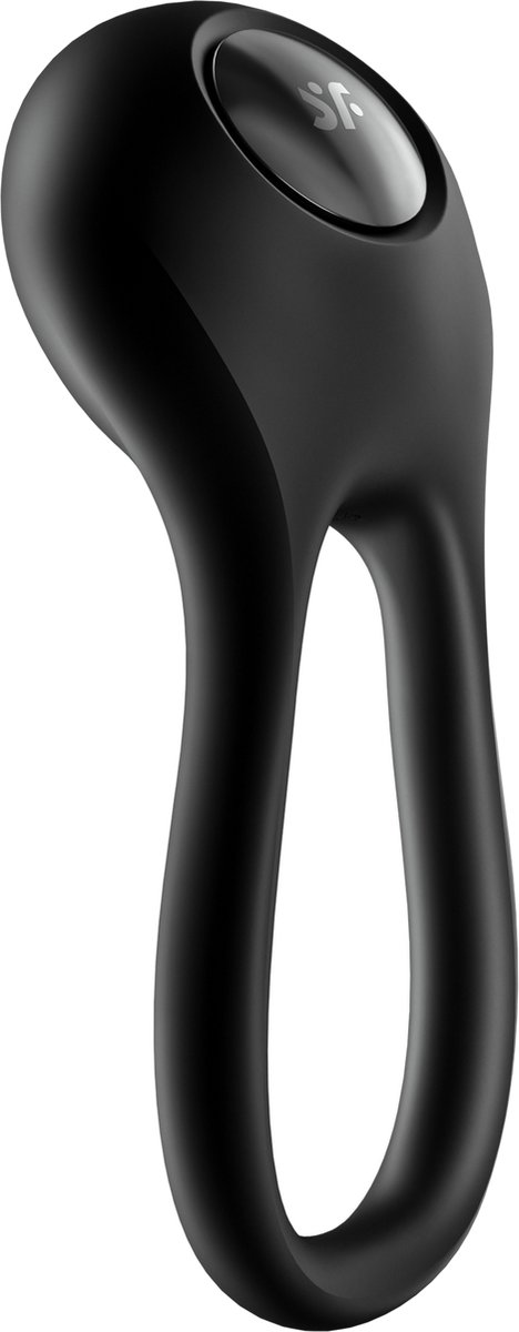 SATISFYER vibrerende penisring Majestic Duo - Zwart