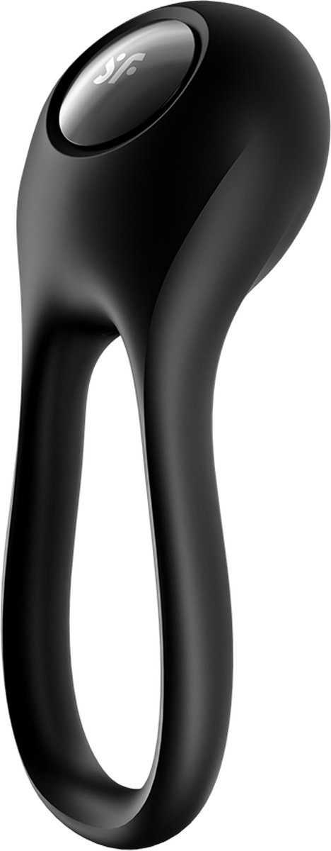 SATISFYER vibrerende penisring Majestic Duo - Zwart