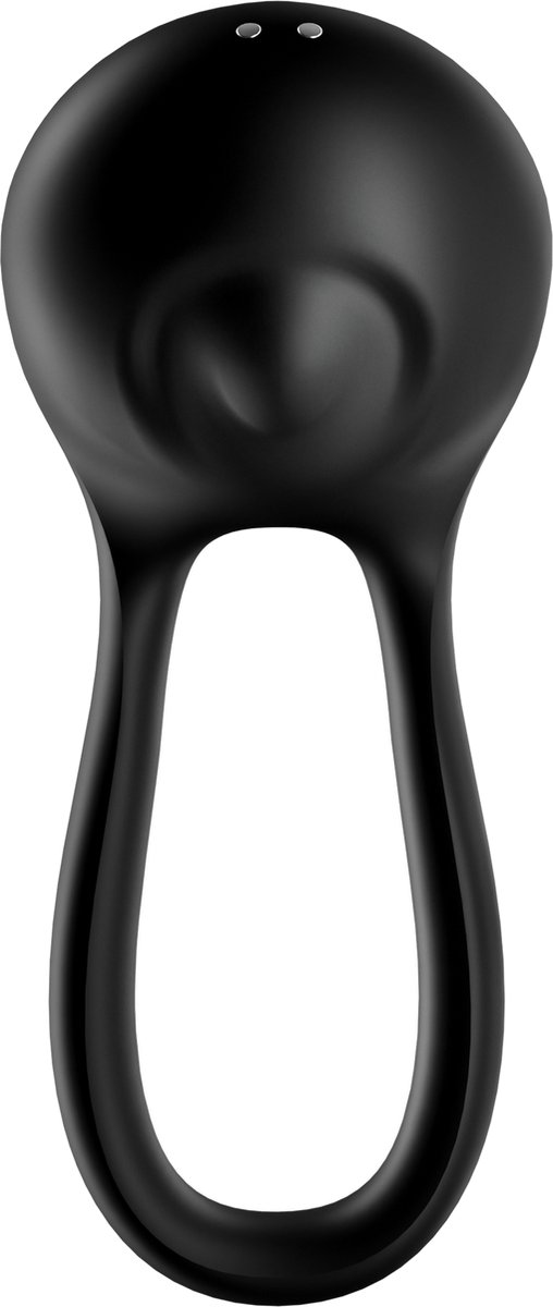 SATISFYER vibrerende penisring Majestic Duo - Zwart