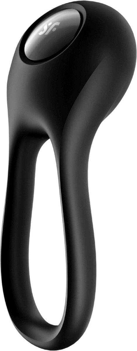 SATISFYER vibrerende penisring Majestic Duo - Zwart