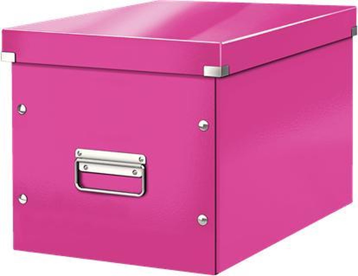 Leitz Click & Store Kubus Grote Opbergdoos, - Roze