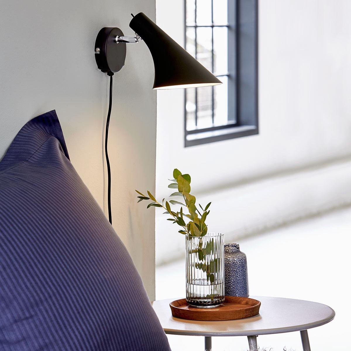 Nordlux Vanila - Wandlamp - - Zwart