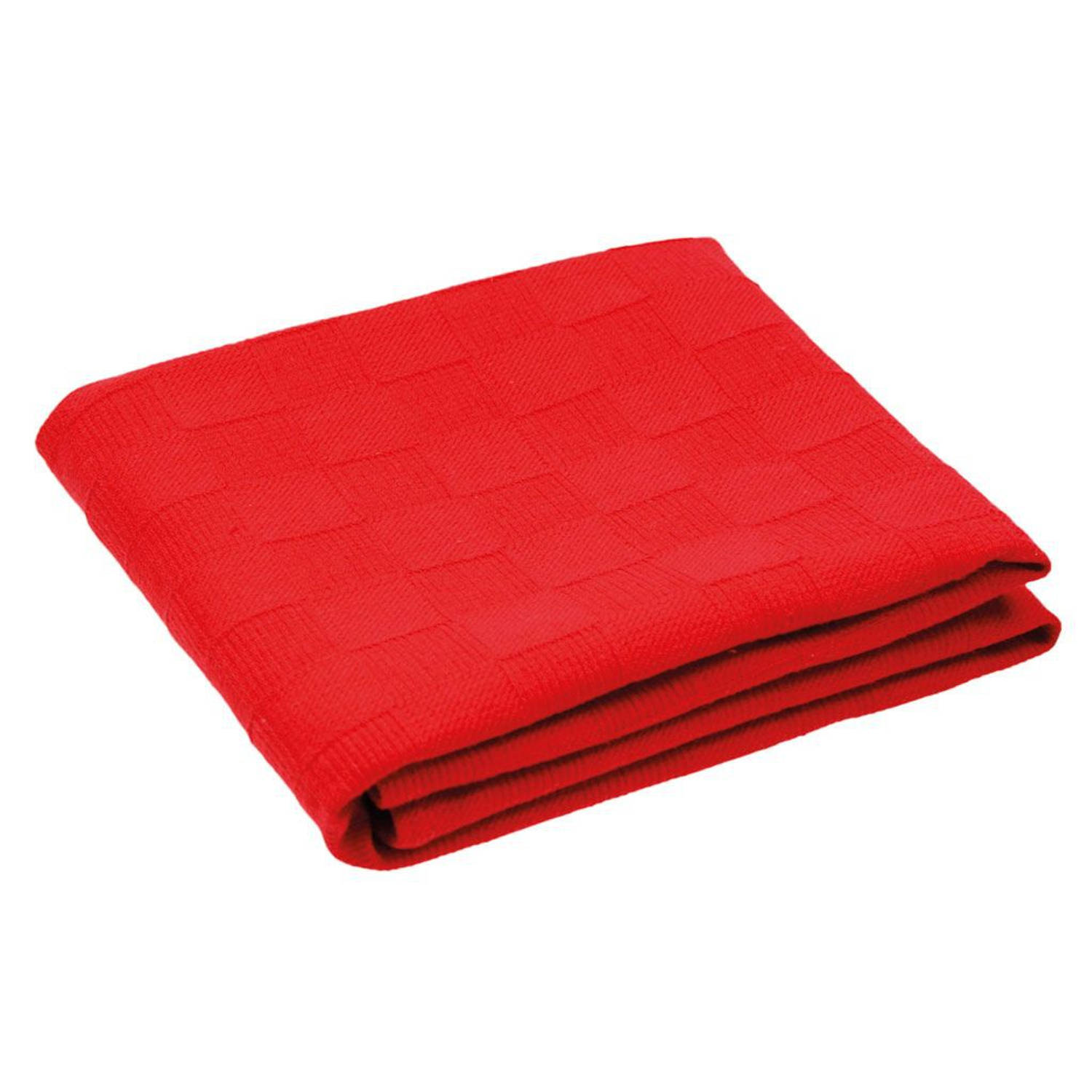 Arowell - Theedoek Keukendoek 1 Stuks - Rood