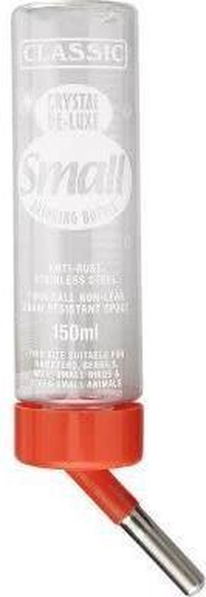 Classic Drinkfles Hamster Plastic - Waterfontein - 150 ml